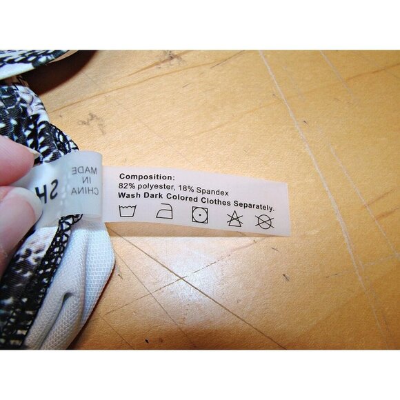 Shein Snakeskin Pattern Two Piece Bikini Set Swimwear Swim High Waist Sz M NWOT - Picture 8 of 10